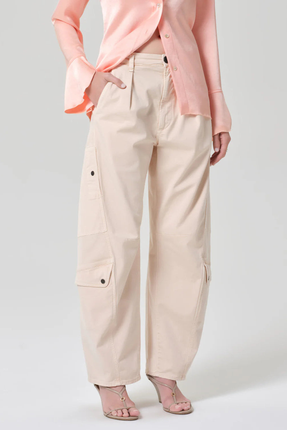 Citizens of Humanity Flight Cargo Pant in Shrimp Pink | Shop Eleanor