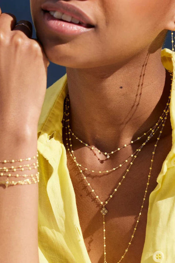 Gigi Clozeau Classic 16.5" Necklace in Mimosa Yellow | Shop Eleanor - Women's Online Luxury Boutique based in Colorado