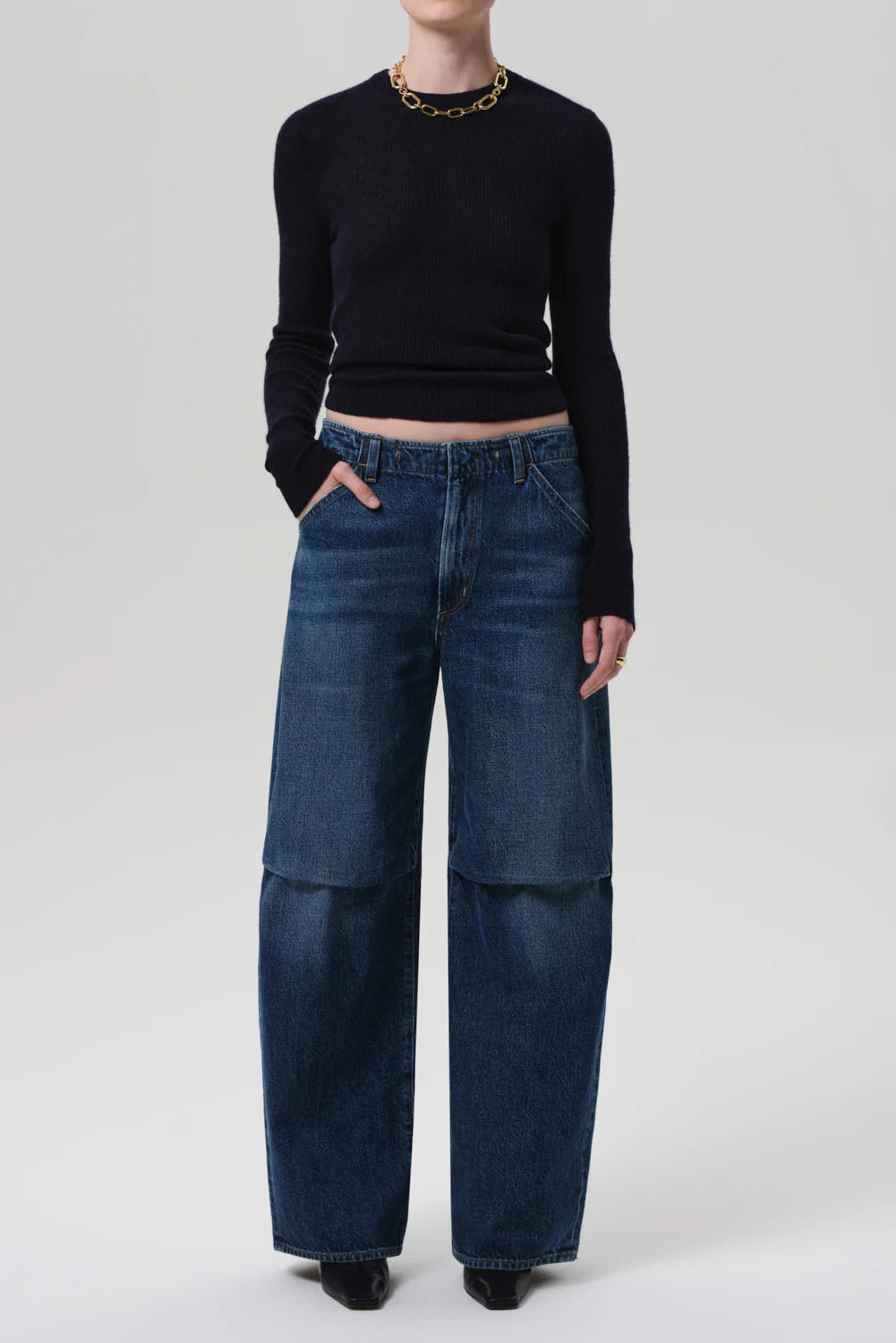 Citizens of Humanity Pasha Denim Trouser in Norello | Shop Eleanor
