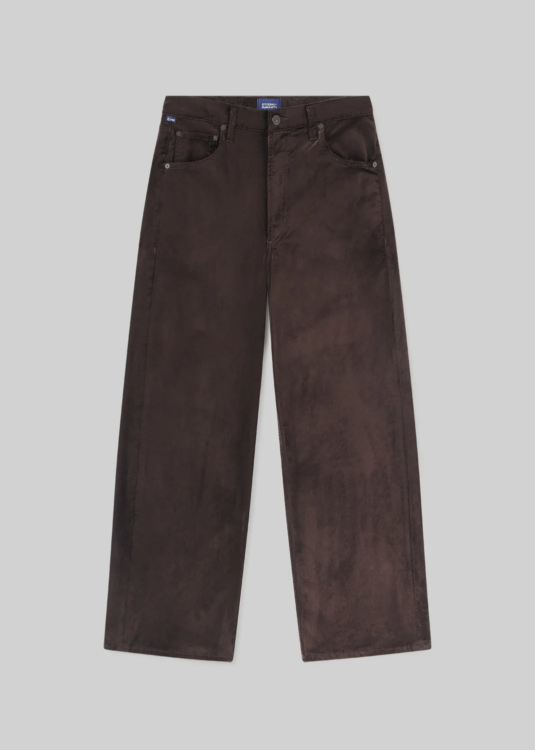 Citizens of Humanity Velvet Ayla Baggy Pant in Espresso | Shop Eleanor