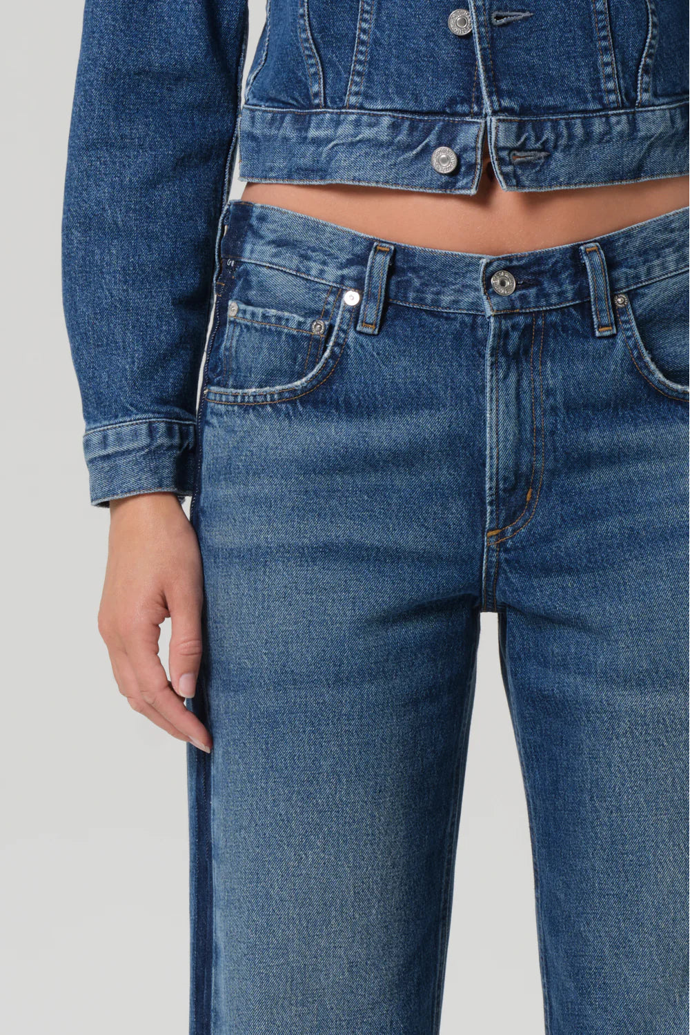 Lindz Low Rise Straight Leg Pants with Tuxedo Stripe | Shop Eleanor - Women's Designer Apparel 