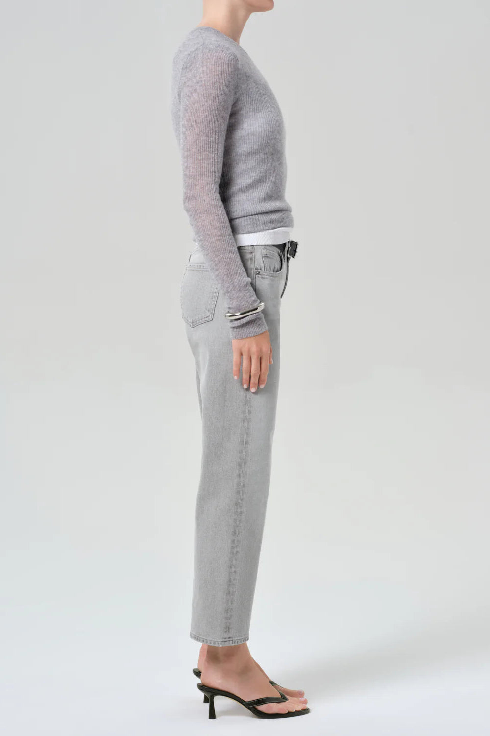Citizens of Humanity Faye Straight Jean in Quartz Grey | Shop Eleanor