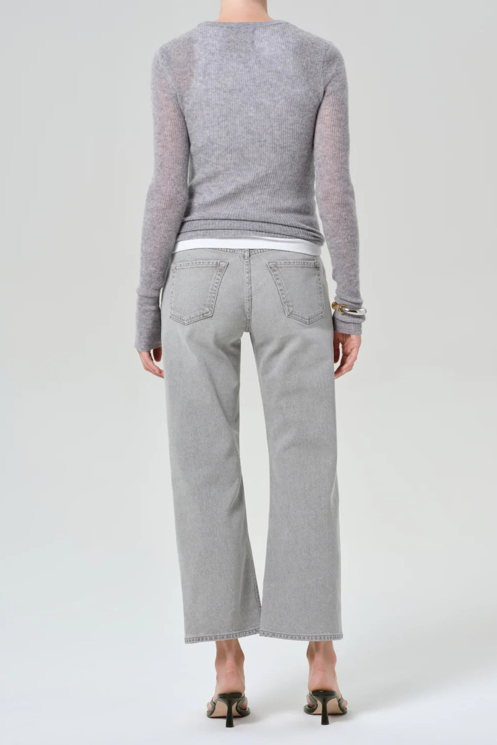 Citizens of Humanity Faye Straight Jean in Quartz Grey | Shop Eleanor