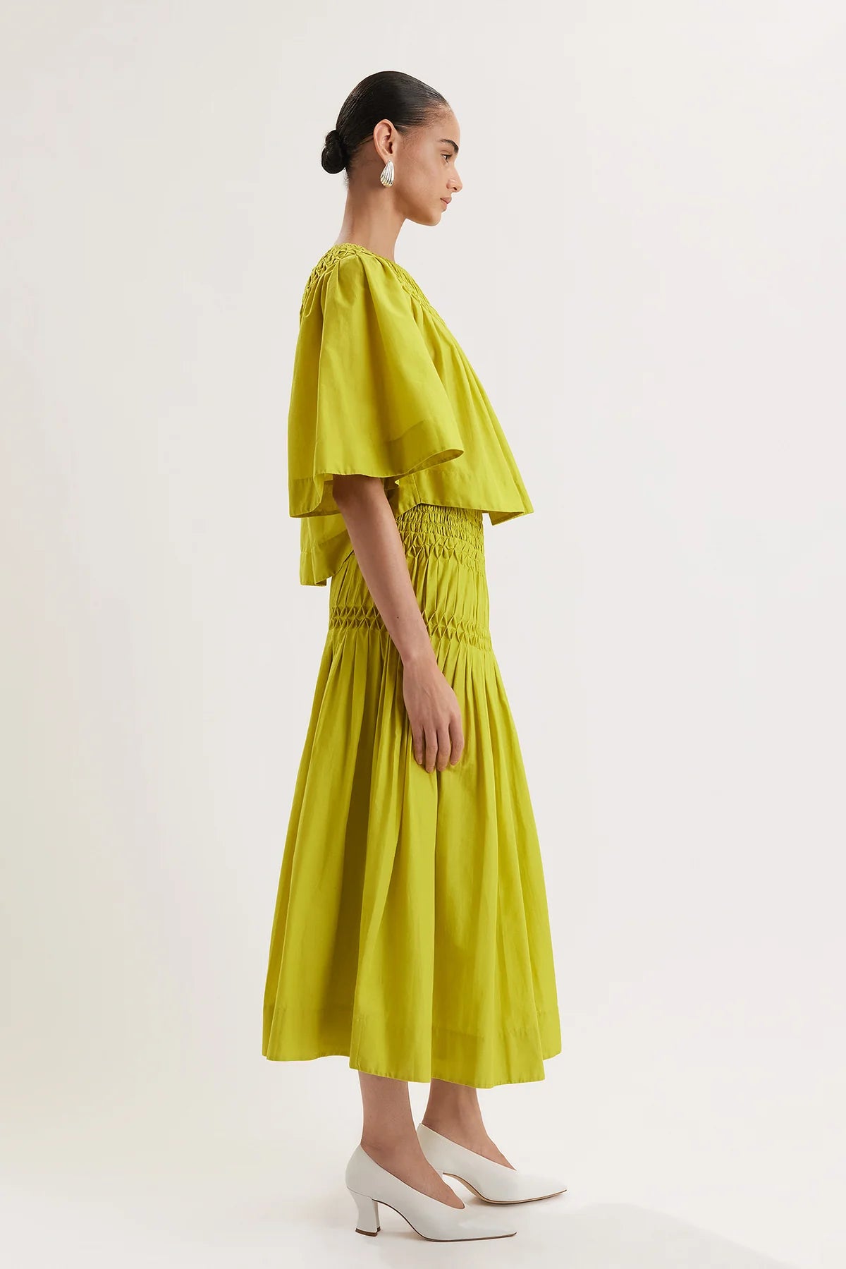 Merlette Lahza Skirt in Lime | Shop Eleanor