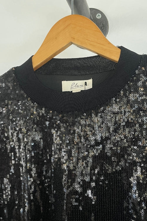 Elan Sparkle Black Top | Shop Eleanor - Women's Apparel Boutique