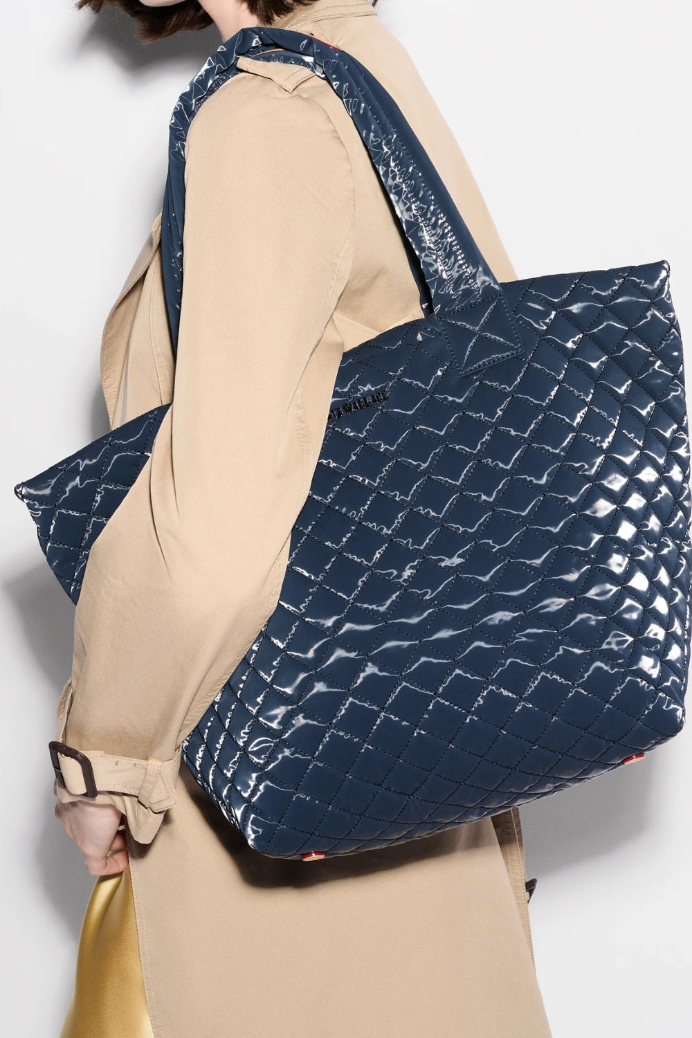MZ Wallace Medium Metro Tote Deluxe Bag in Ink Liquid | Shop Eleanor