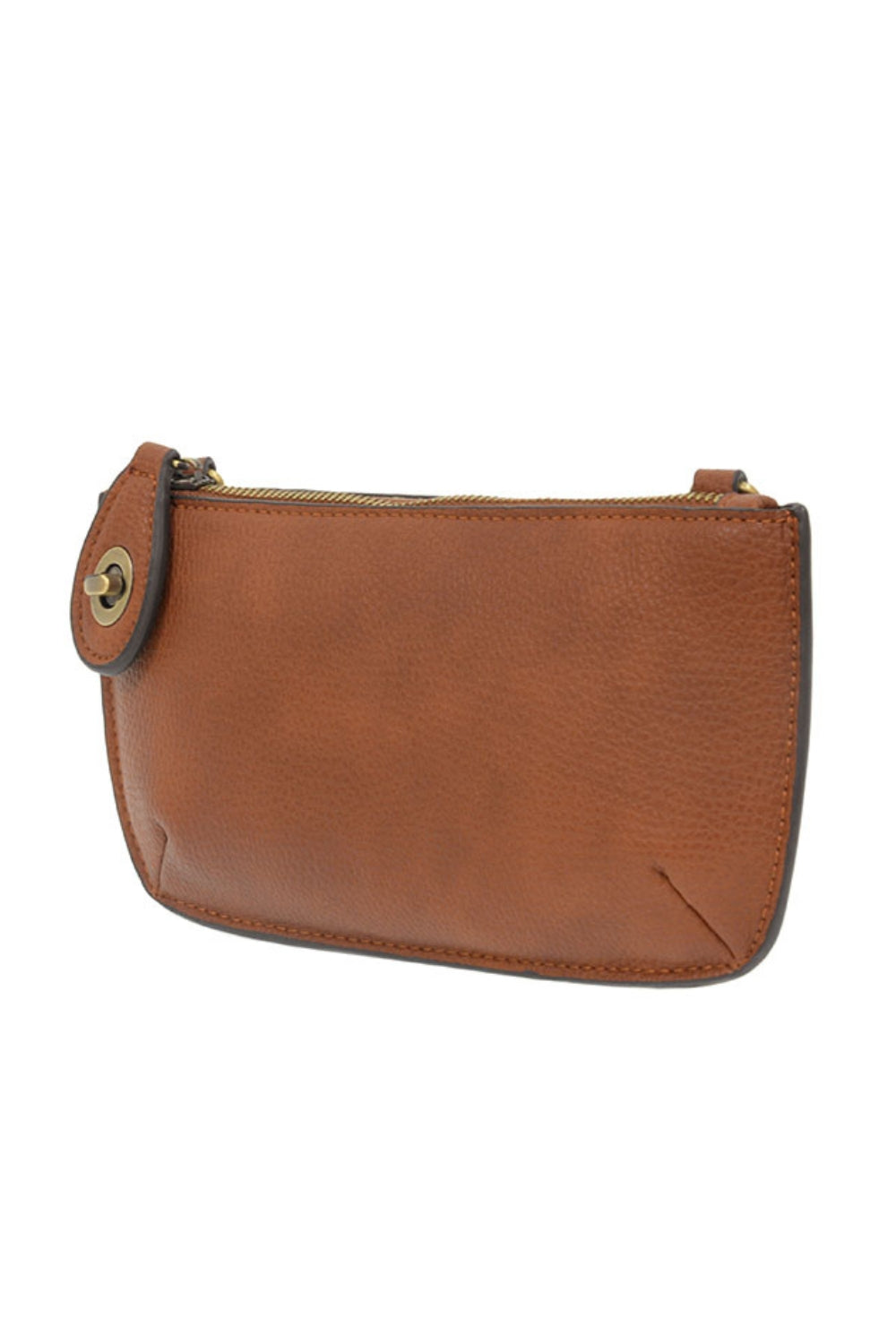 Joy Susan Faux Leather Mini Clutch Crossbody Wristlet in Dark Maple | Shop Eleanor
