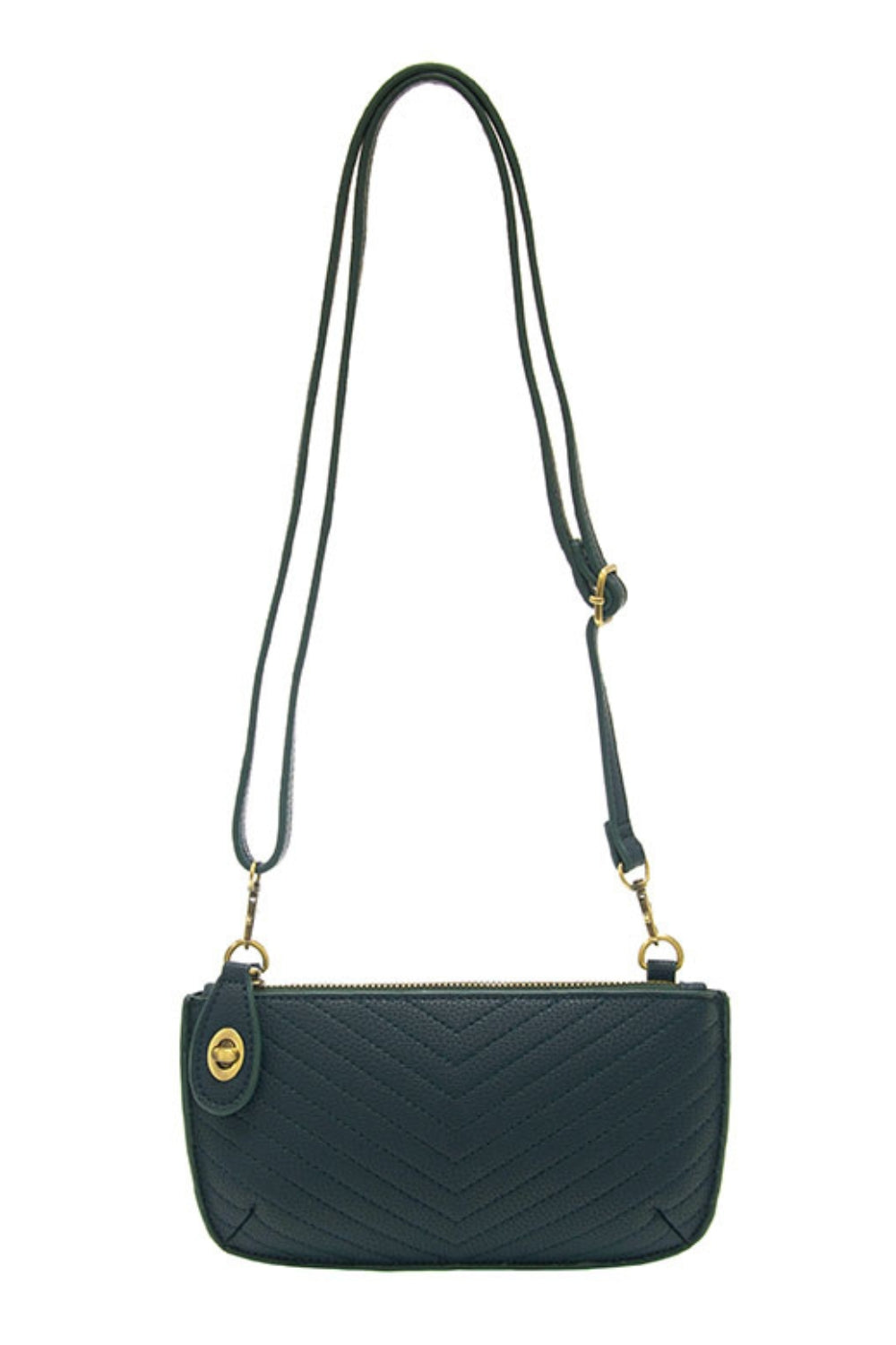 Joy Susan Faux Leather Quilted Mini Crossbody in Dark Teal | Shop Eleanor