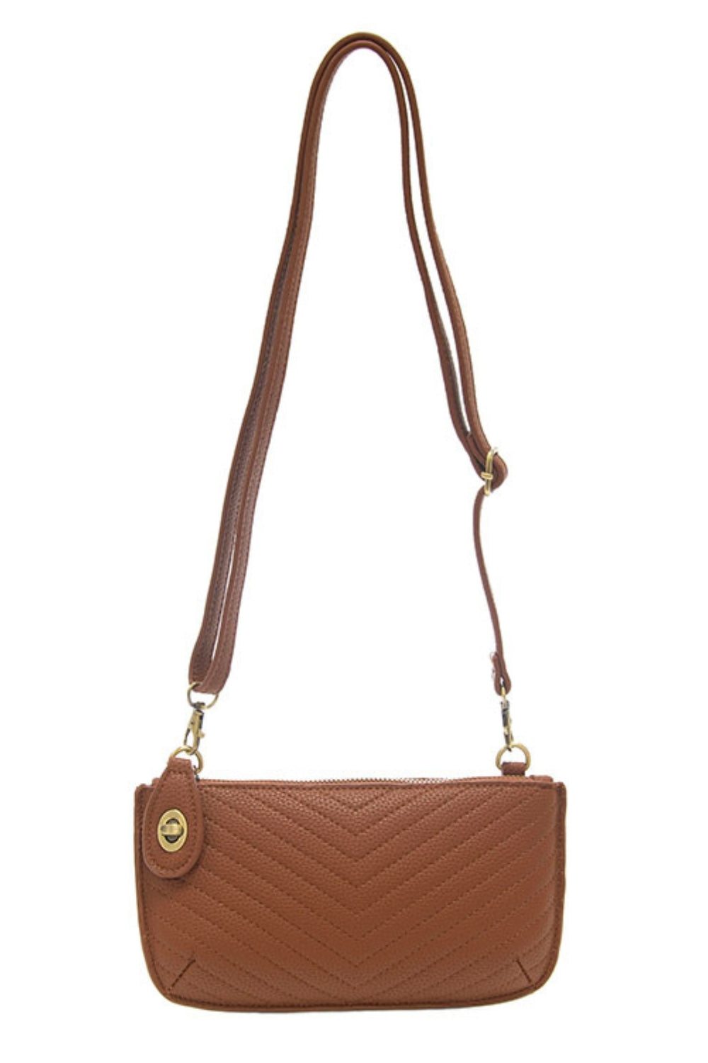 Joy Susan Quilted Mini Crossbody in Caramel | Shop Eleanor