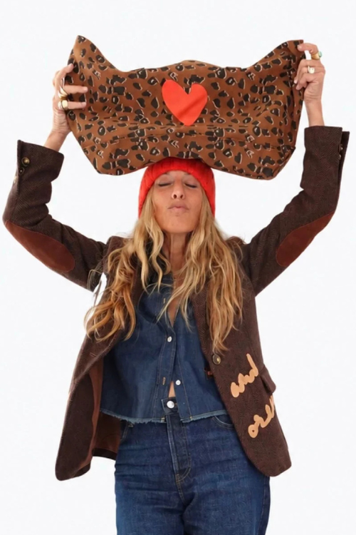 Kerri Rosenthal Nomad Tote in Cheetah