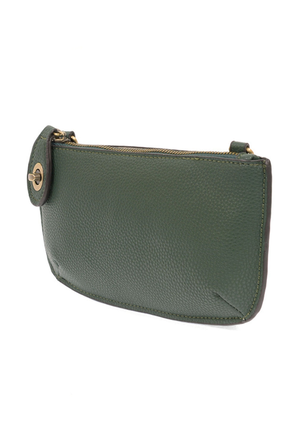 Joy Susan Faux Leather Mini Clutch Crossbody Wristlet in Chive | Shop Eleanor
