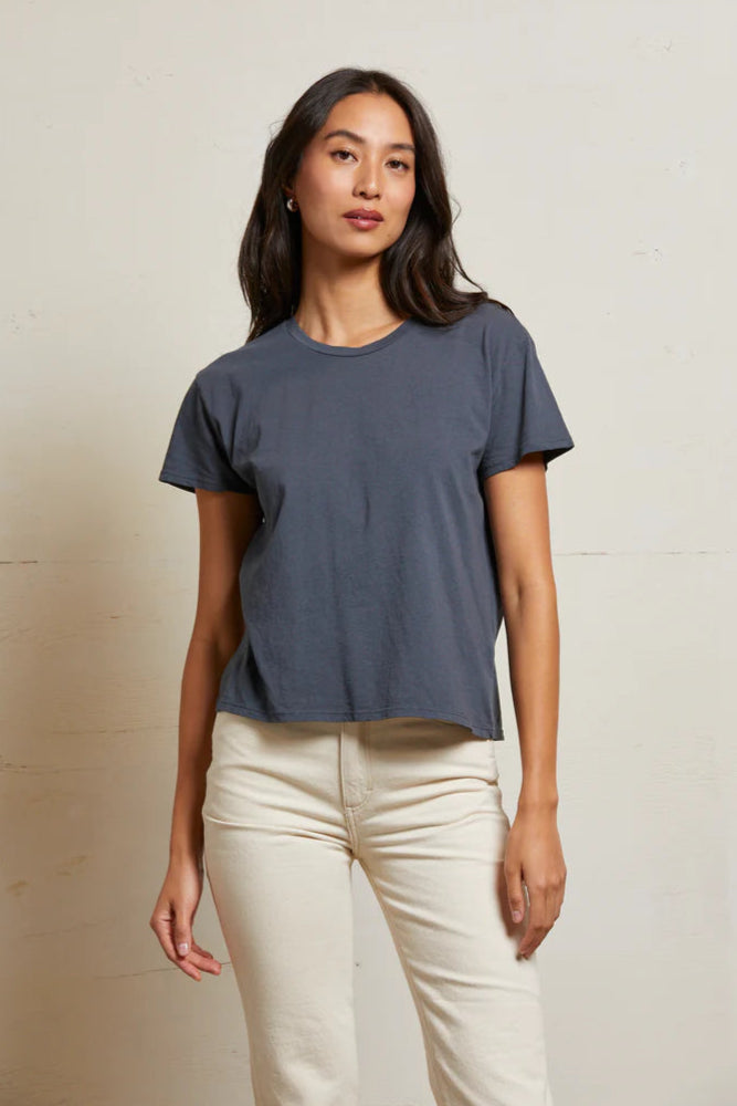 perfect white tee Harley Cotton Short Sleeve Boxy Crew | Shop Eleanor - Women's Designer Boutique