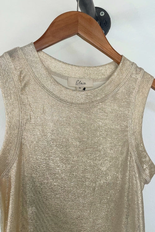 Elan Sequin White Tank | Shop Eleanor - Women's Clothing in Louisville