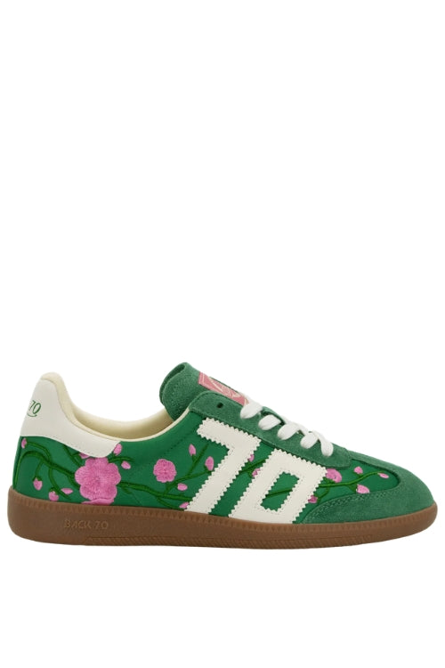 Back 70 Ghost Sneaker in Green Floral | Shop Eleanor