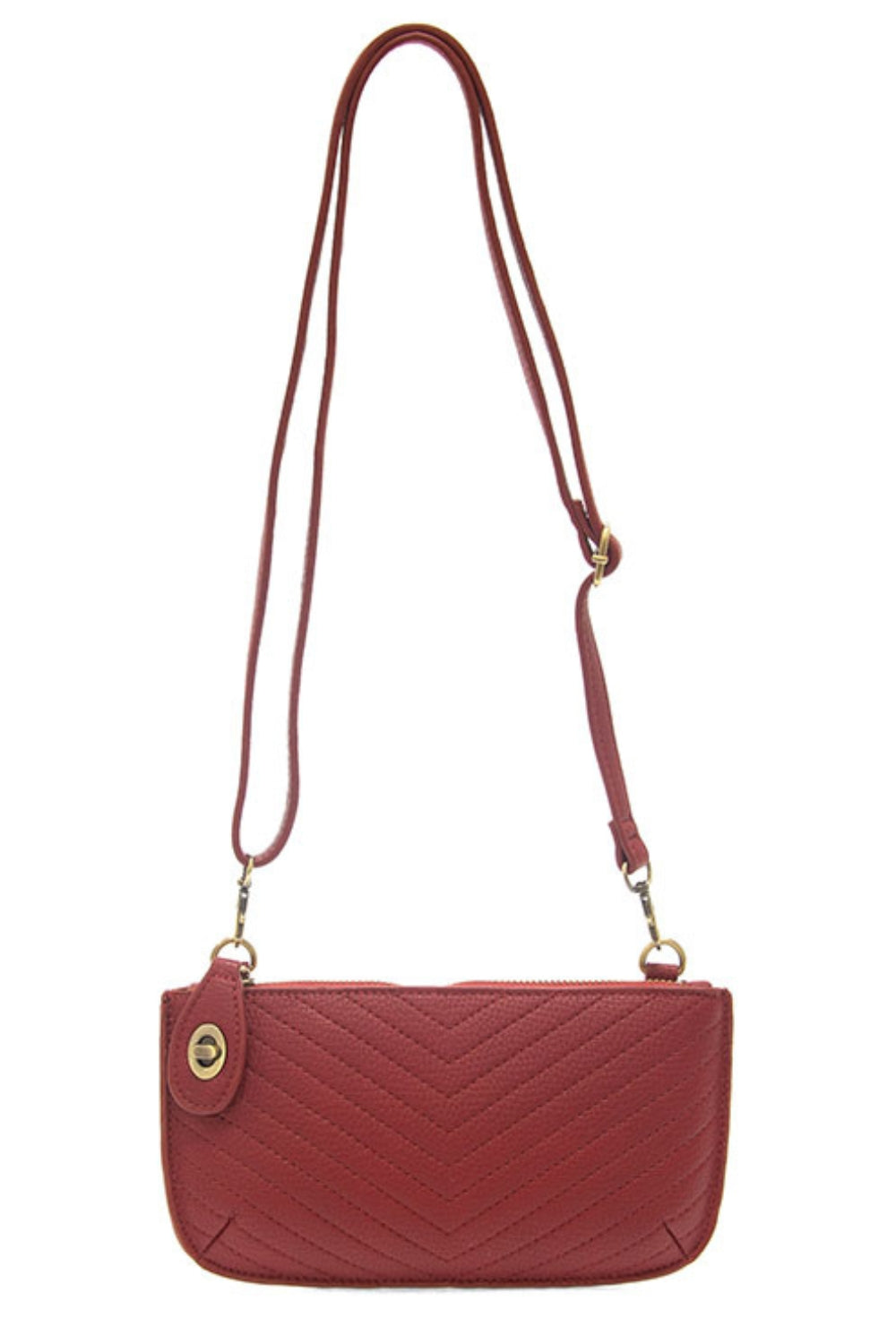 Joy Susan Quilted Mini Crossbody Clutch in Garnet | Shop Eleanor