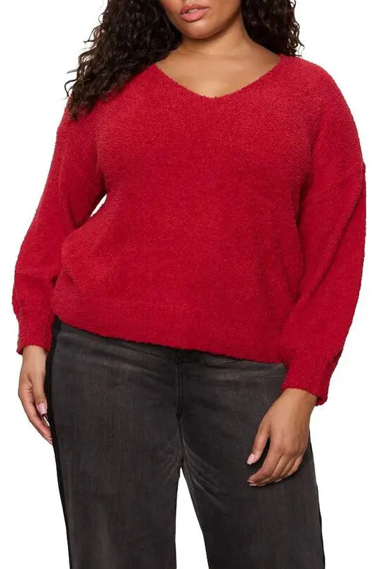 Sanctuary Teddy V Neck Sweater | Shop Eleanor 