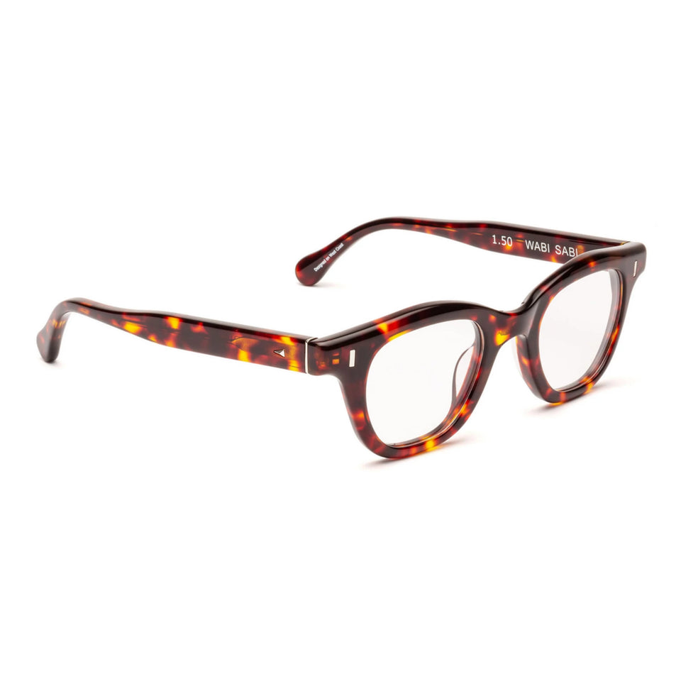 The CADDIS Eyewear Wabi Sabi Frames in Turtle | Shop Eleanor