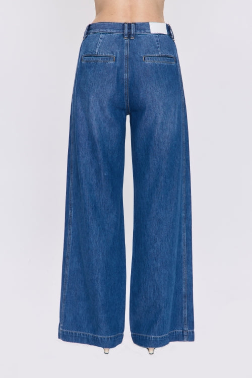 Jadyn Palazzo Denim Jean