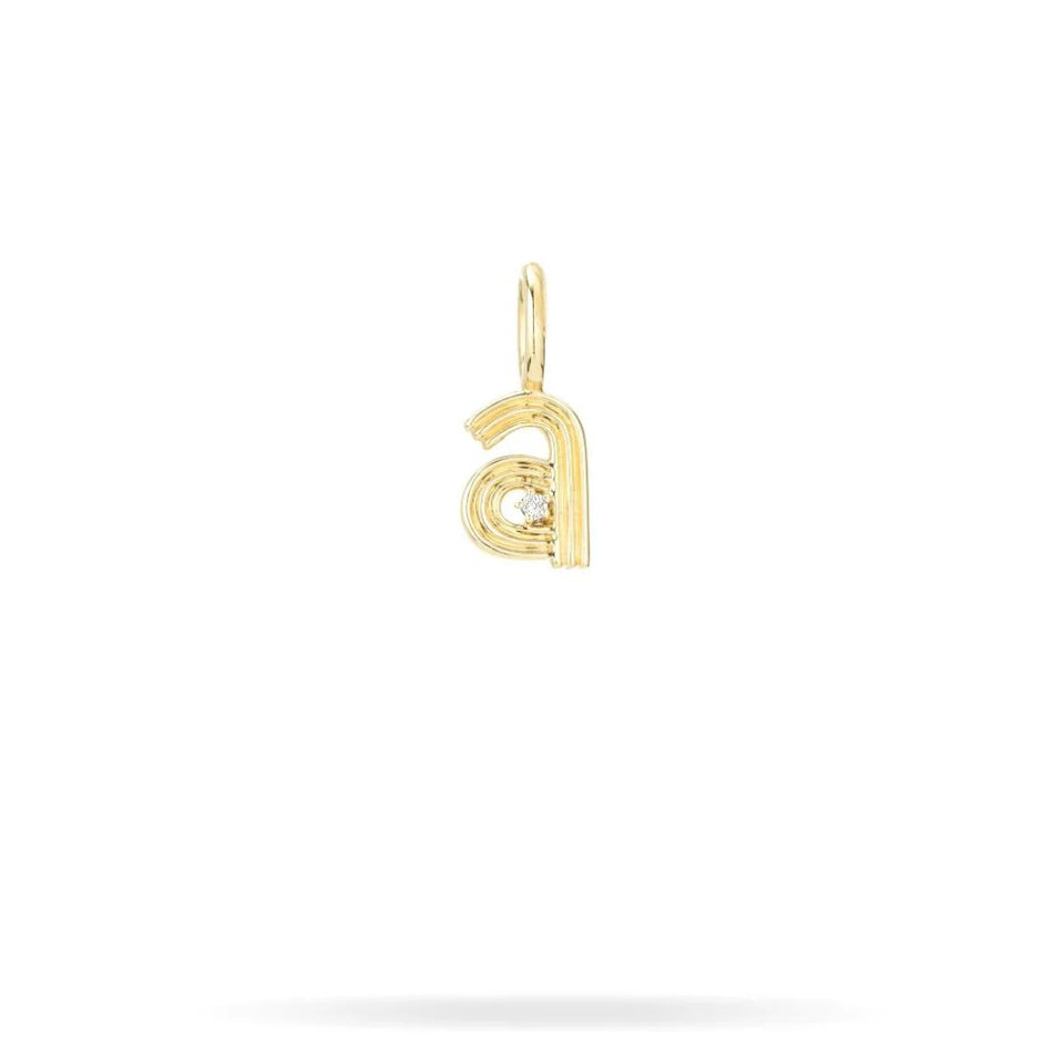 Adina Reyter Diamond Mini Initial Charm "b" | Shop Eleanor