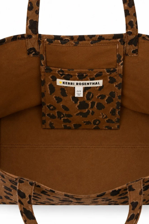 Kerri Rosenthal Nomad Tote in Cheetah