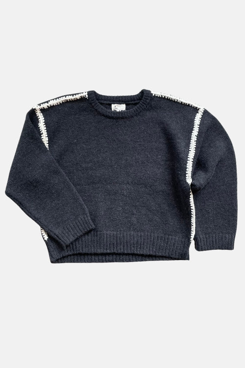 a.ren Mienna Sweater in Grey | Shop Eleanor - Women's Casual Clothing