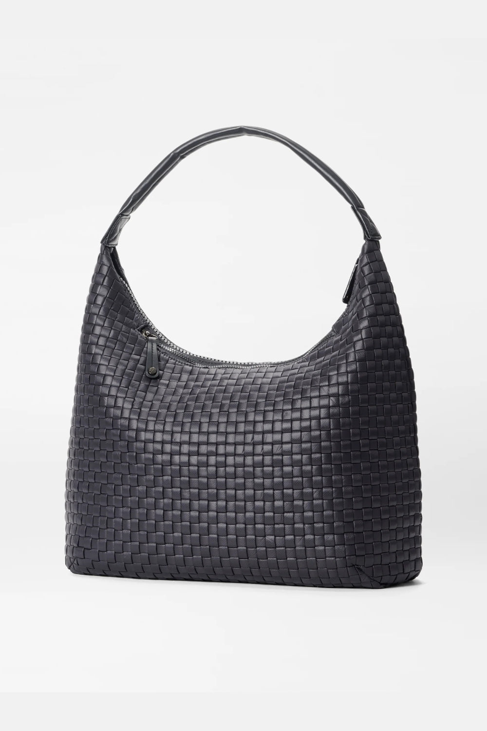 MZ Wallace Large Woven Leather Shoulder Bag in Black | Shop Eleanor - Women's Quality Accessories near Denver