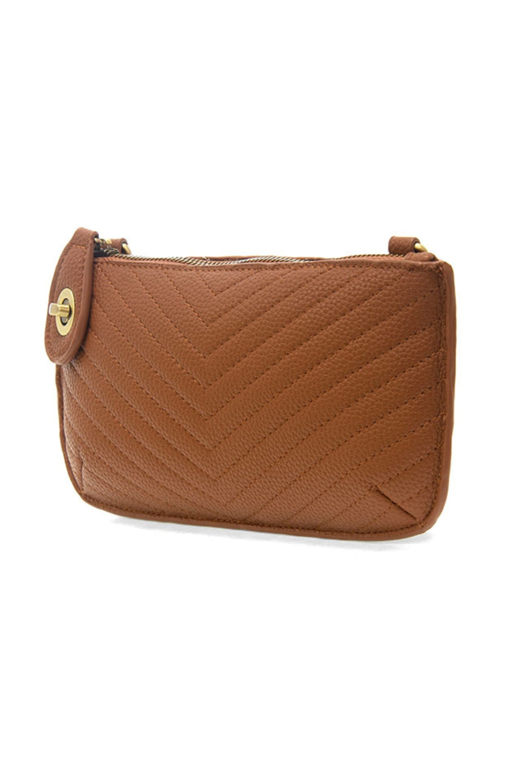Joy Susan Quilted Mini Crossbody in Caramel Brown | Shop Eleanor