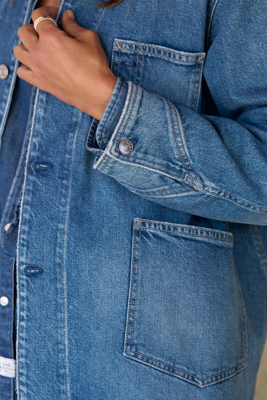 Frank & Eileen Bantry Denim Barn Jacket in 1978 | Shop Eleanor