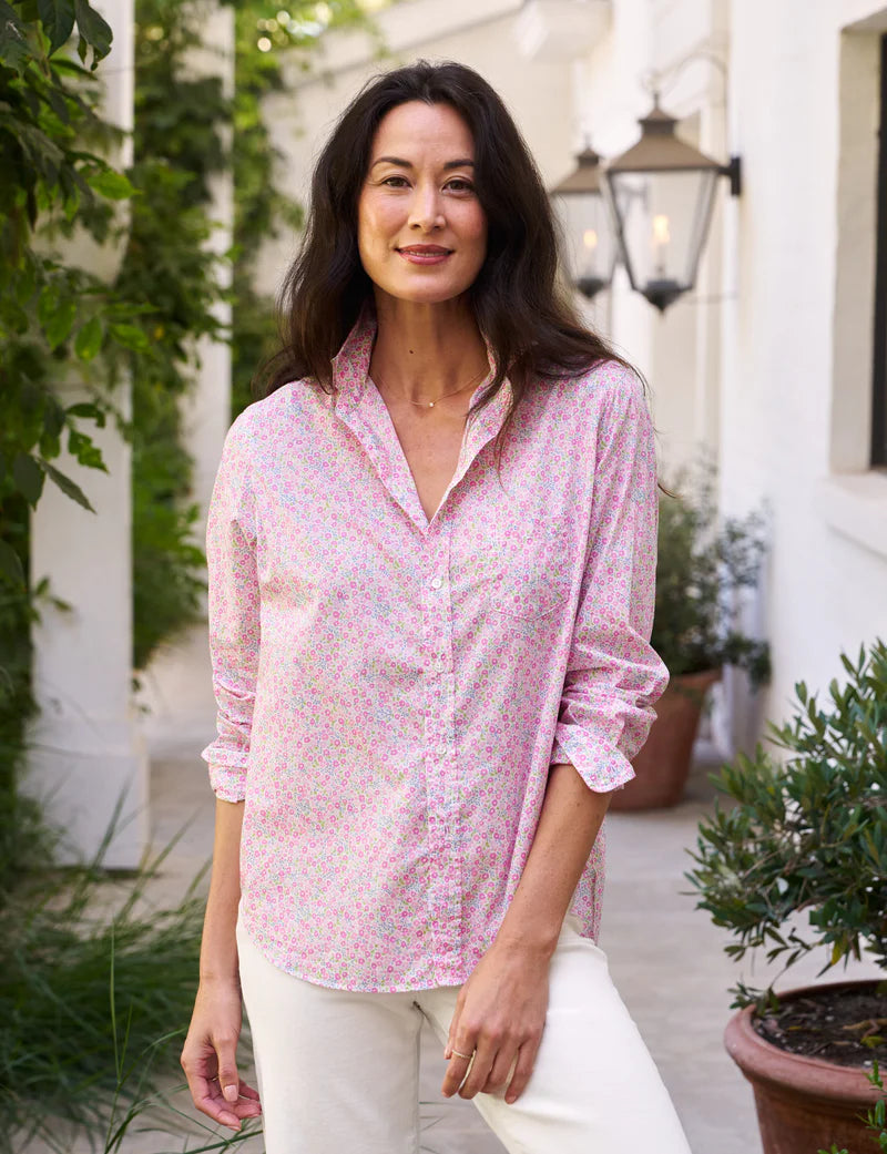 Frank and Eileen Eileen Button Up in Pink Flowers | Shop Eleanor