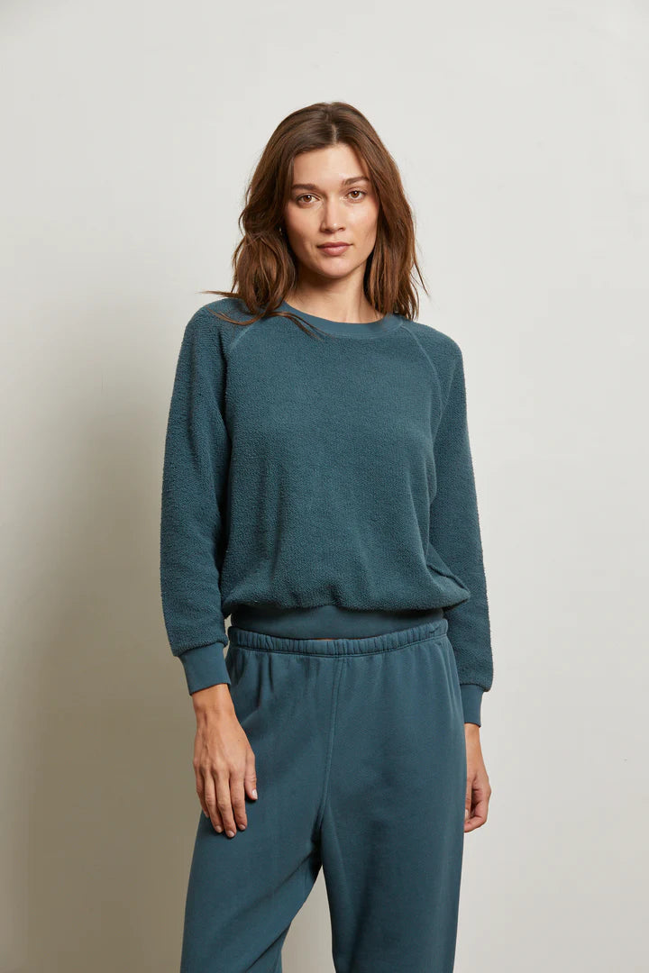 perfect white tee Ziggy Inside Out Fleece Crewneck | Shop Eleanor