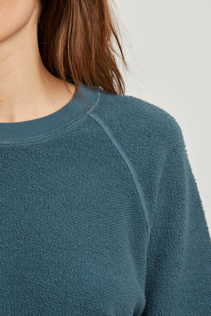 perfect white tee Ziggy Inside Out Fleece Crewneck | Shop Eleanor