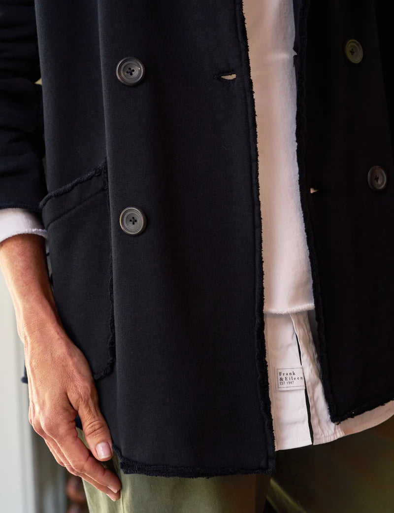 Frank & Eileen Mini Belfast Peacoat in British Navy | Shop Eleanor