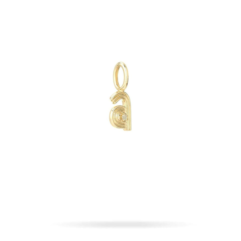 Adina Reyter Diamond Mini Initial  "d" | Shop Eleanor