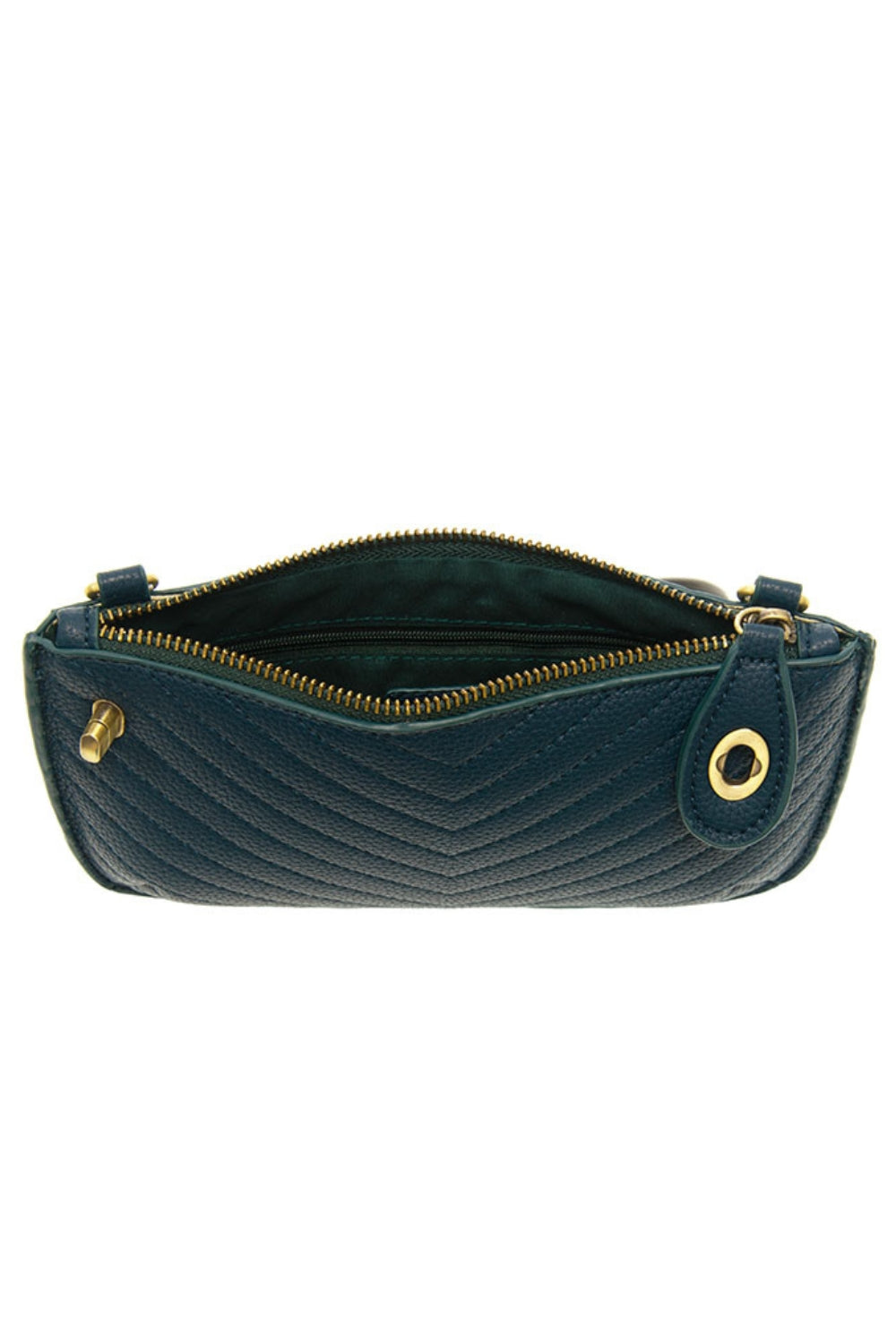 Joy Susan Quilted Mini Crossbody in Dark Teal | Shop Eleanor