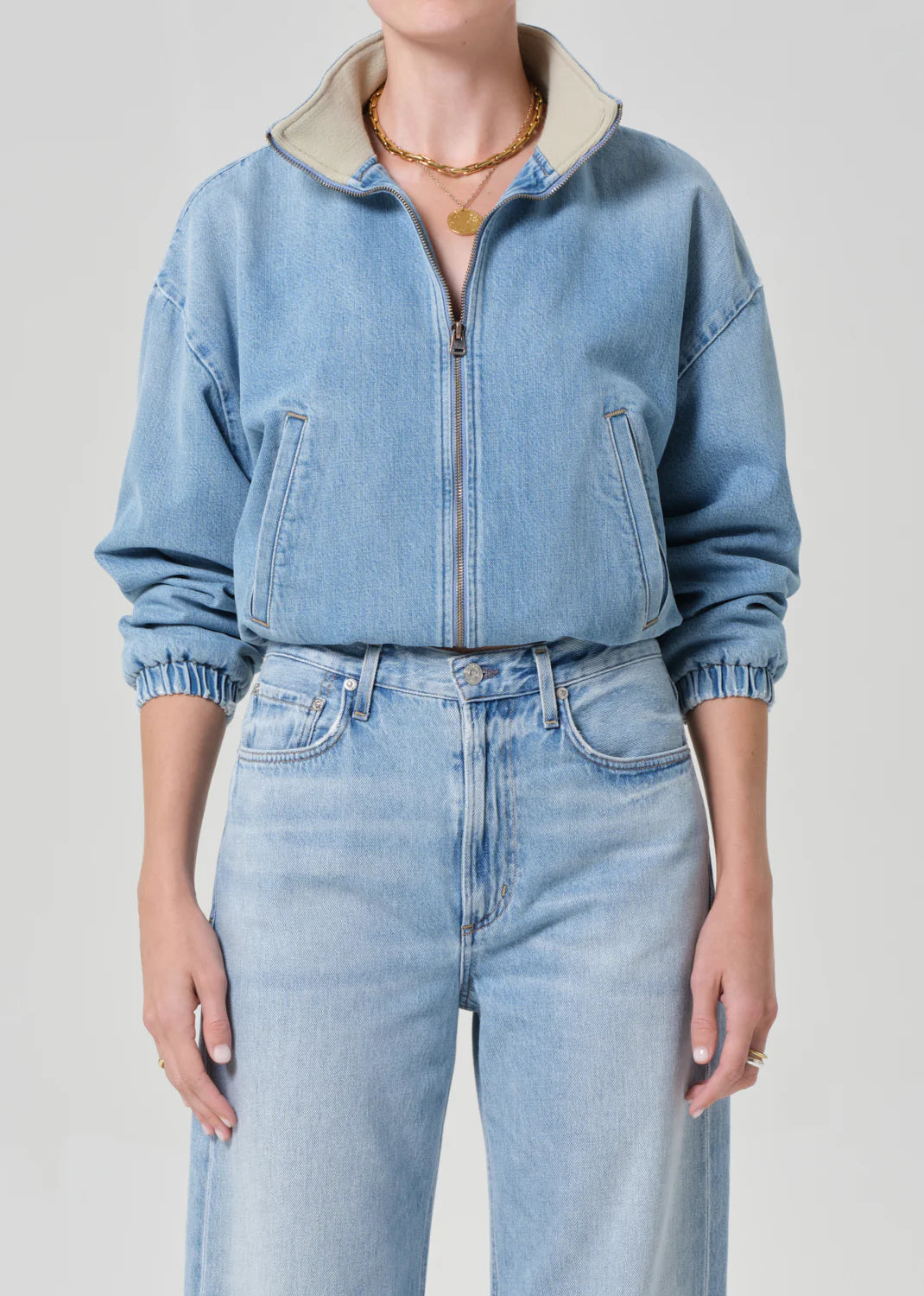 Citizens of Humanity Bubble Denim Bomber | Shop Eleanor