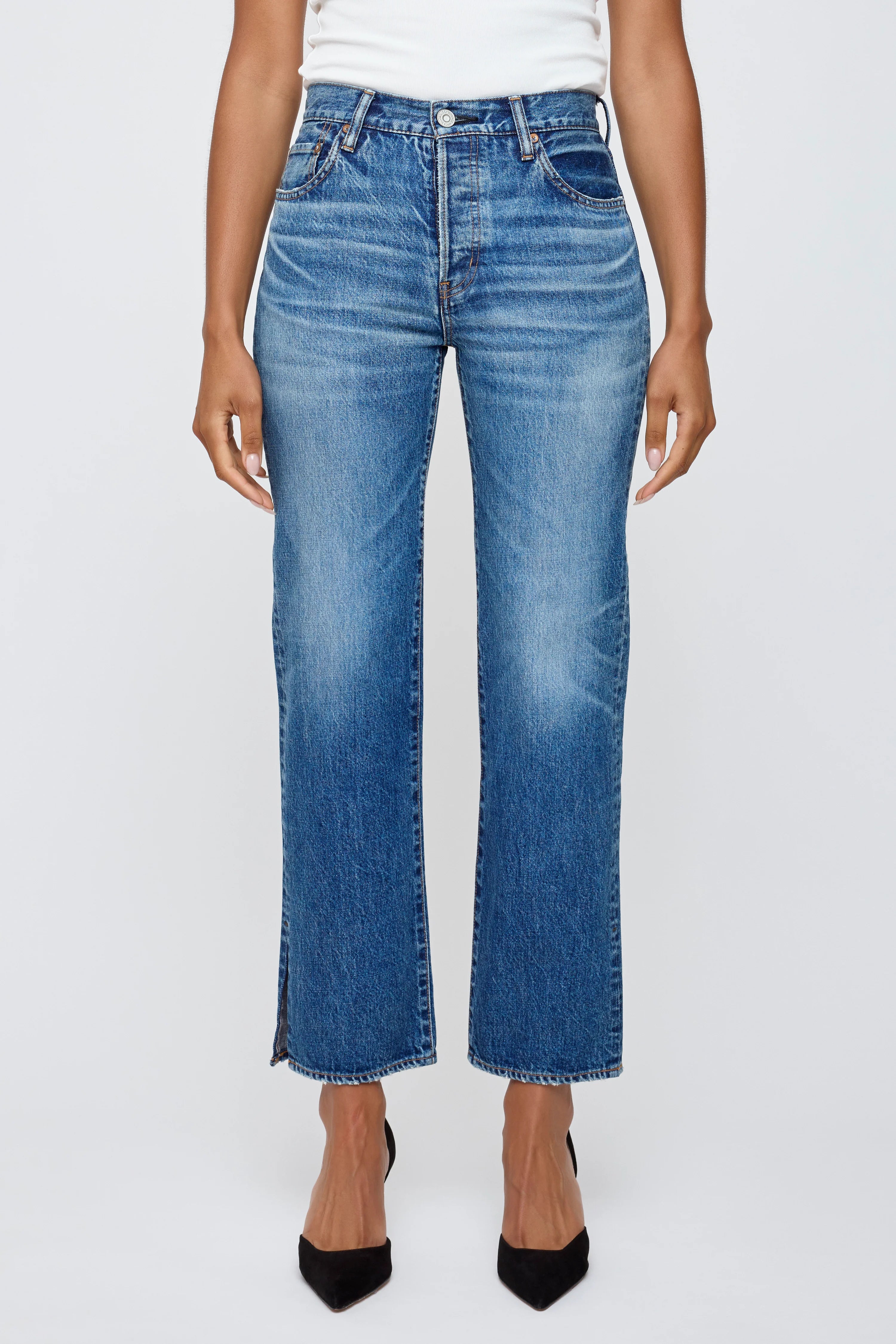 Moussy Vintage Sunset Straight Denim Jean | Shop Eleanor 