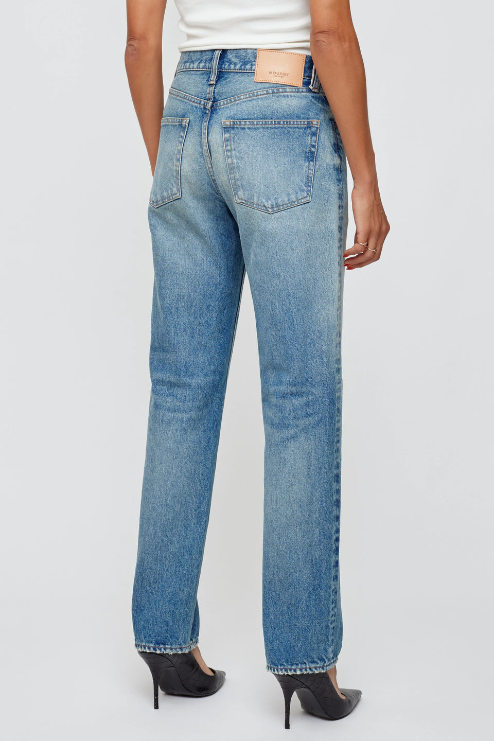 Moussy Vintage Parkchester Straight Non-Stretch Denim Jean | Shop Eleanor