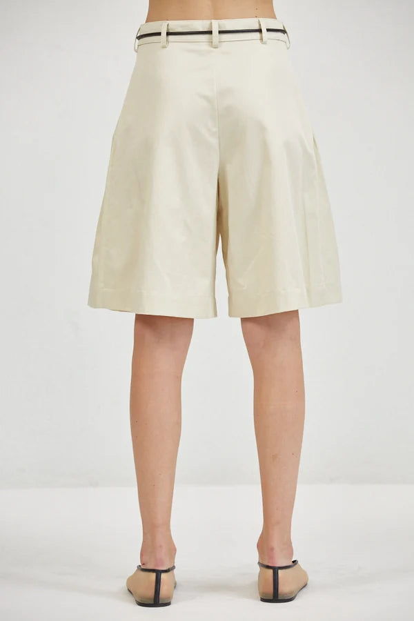 a.ren Elysian Shorts in Taupe | Shop Eleanor - Women's Elevated Apparel Boutique in Louisville, CO