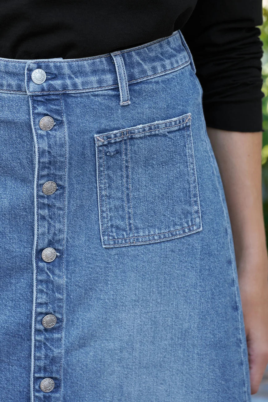 Frank & Eileen Shannon Classic Denim Skirt in 1978 | Shop Eleanor