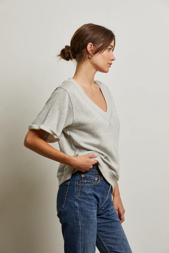 perfect white tee Briggs Soft French Terry Boxy Elevated Loungewear Sweatshirt | Shop Eleanor - Women's Online Clothing Boutique based in Colorado