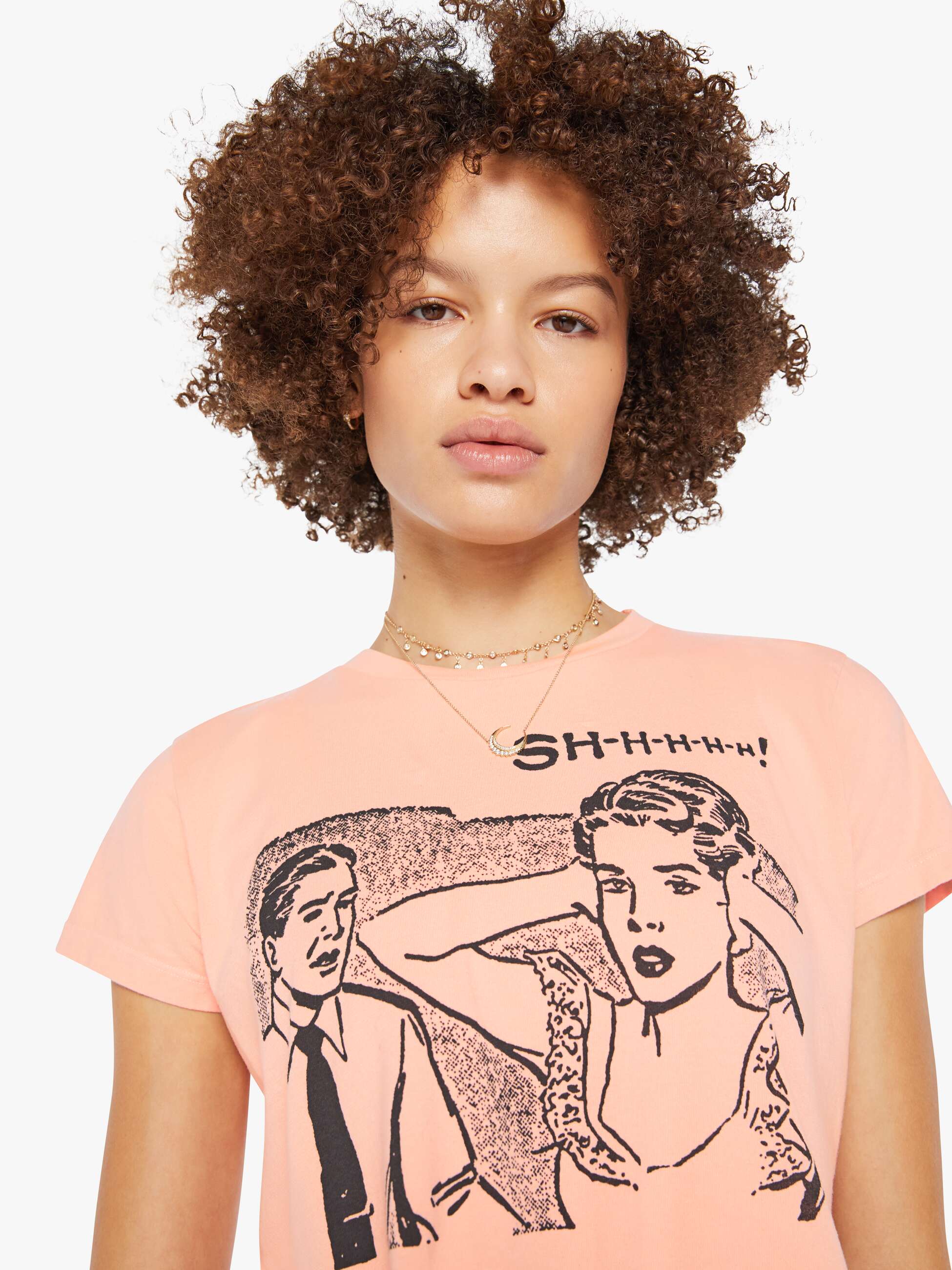 Mother Denim Playful and Versatile Graphic Tee in SHH | Shop Eleanor - Women's Sustainable Clothing Boutique near Denver Colorado