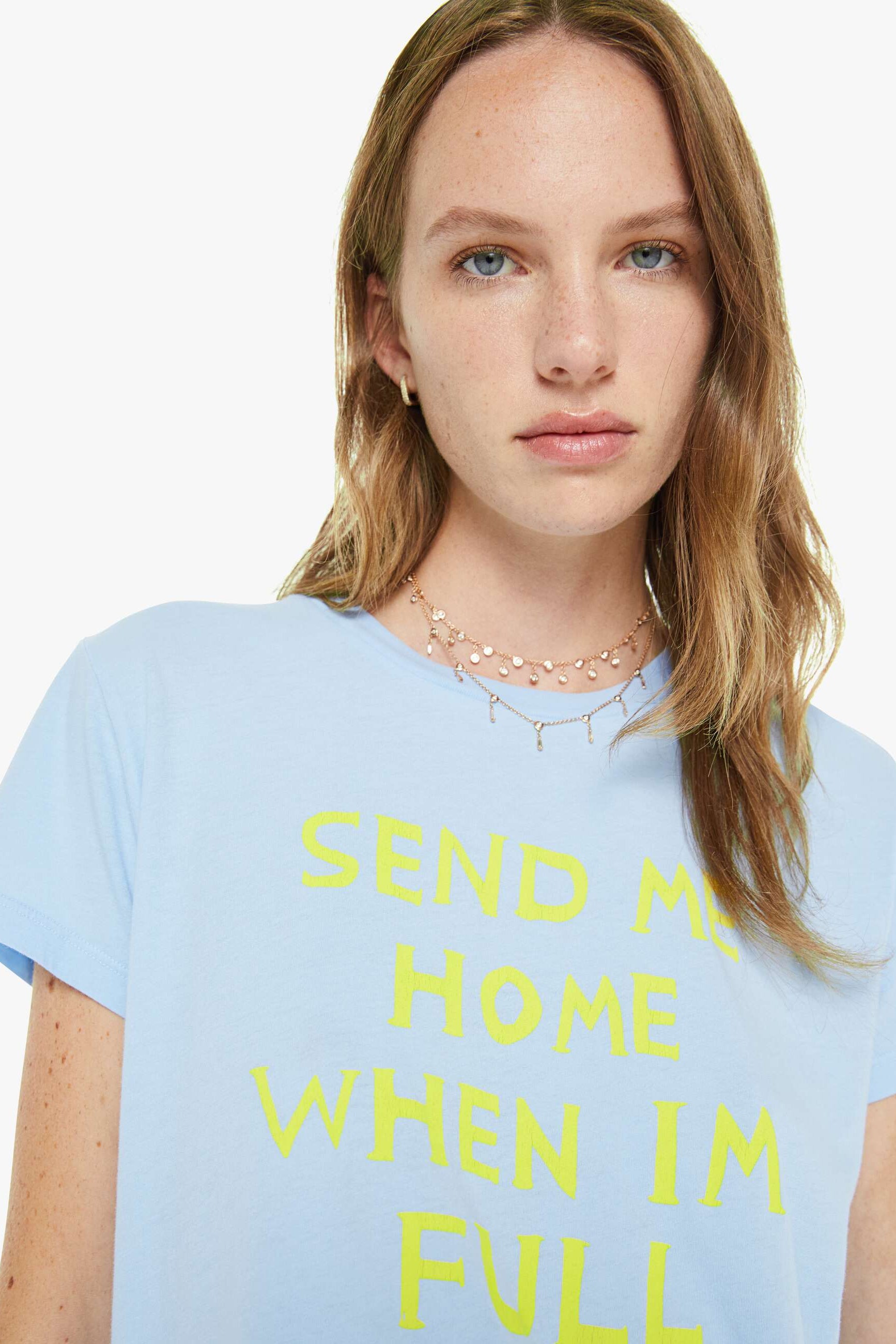 Mother Denim Boxy Goodie Tee in Send Me Home | Shop Eleanor