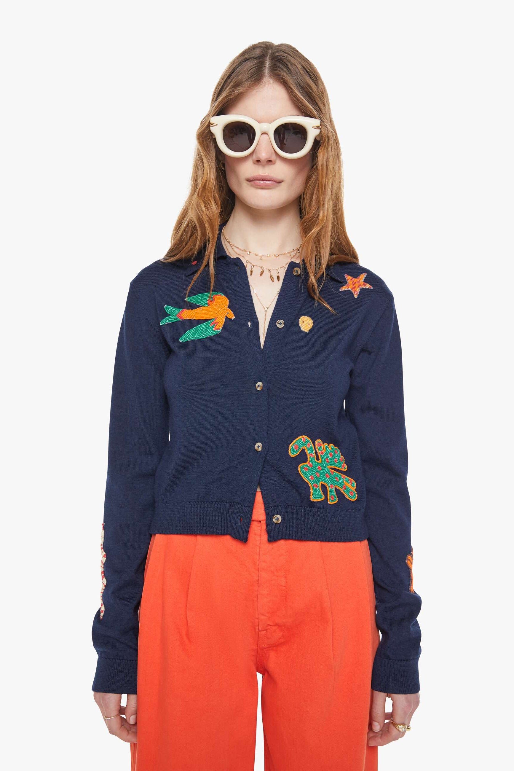 Mother The Racquet Wool Cardigan | Shop Eleanor - Women's Designer