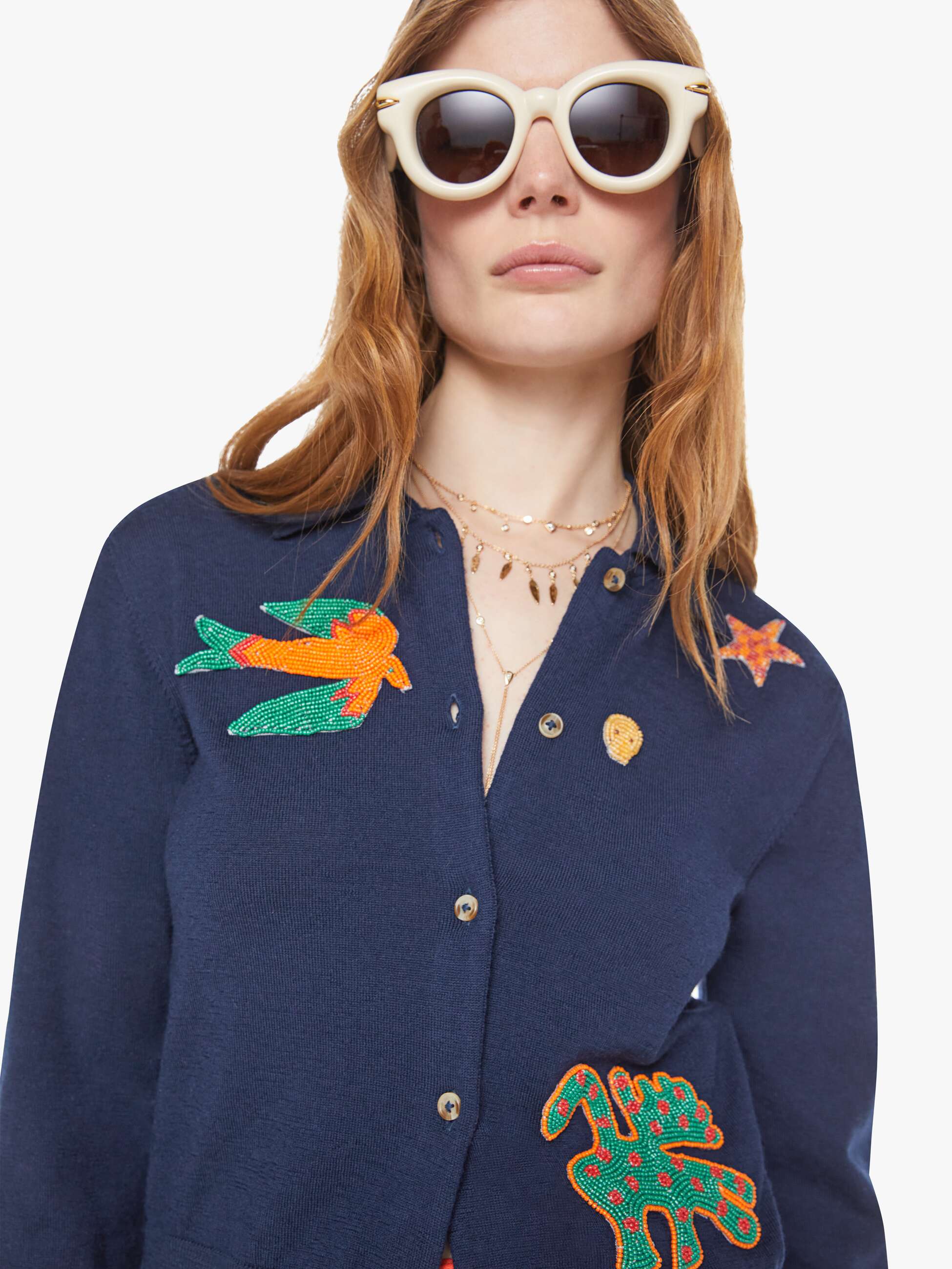 Mother The Racquet Wool Cardigan | Shop Eleanor - Women's Designer