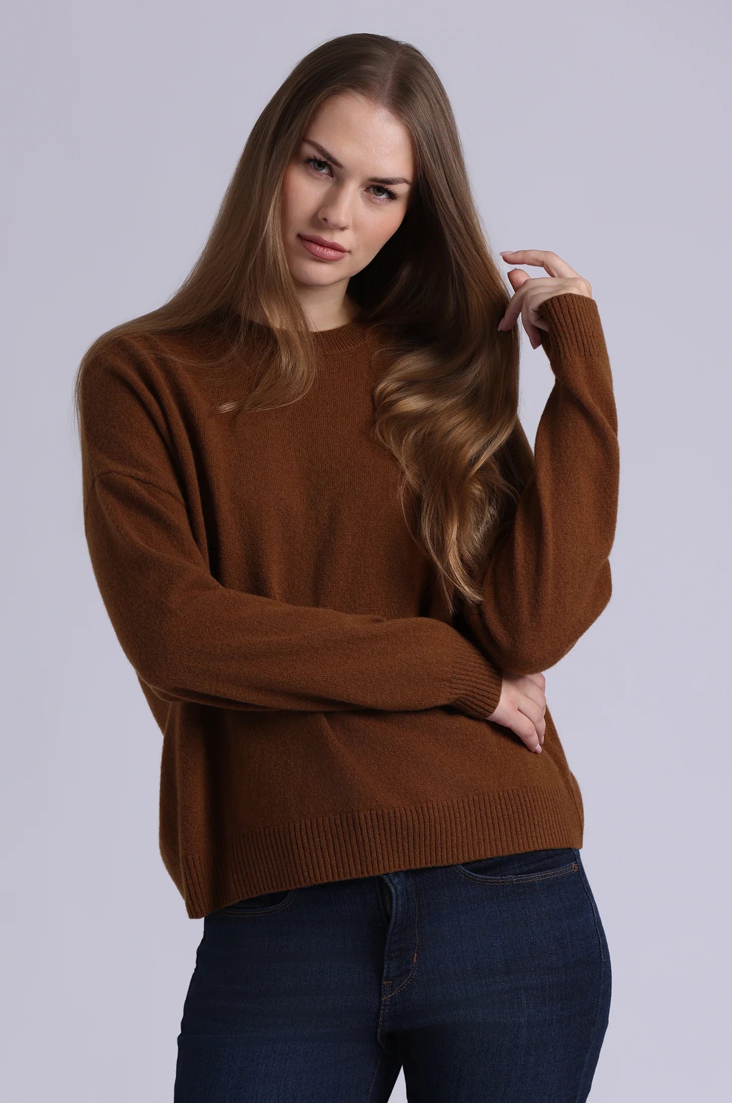 Minnie Rose Cashmere Oversized Crewneck Sweater | Shop Eleanor