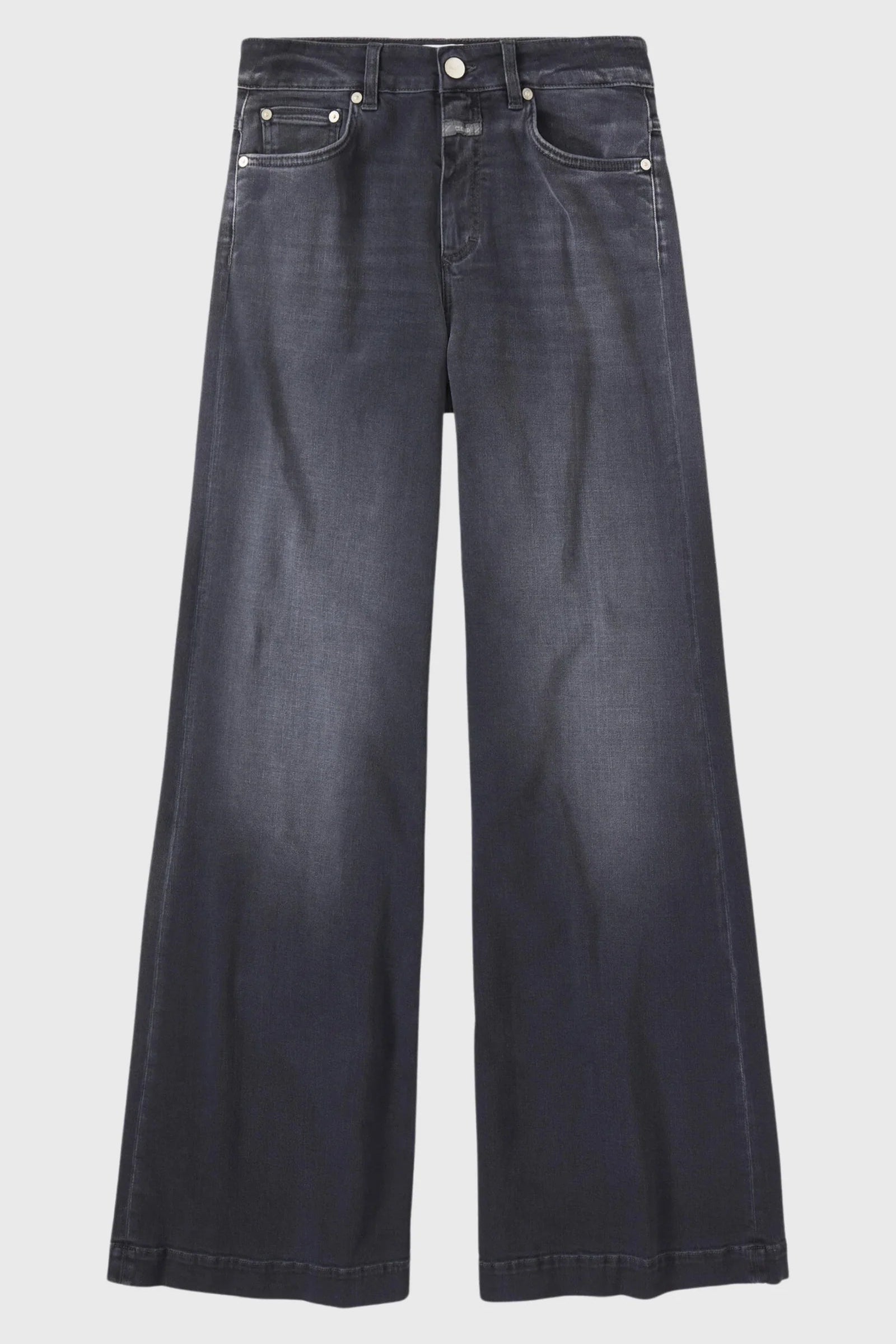 CLOSED Glow Up Faded Wash Denim Jean in Grey Black | Shop Eleanor - Women's Luxury Clothing Boutique in Louisville, CO