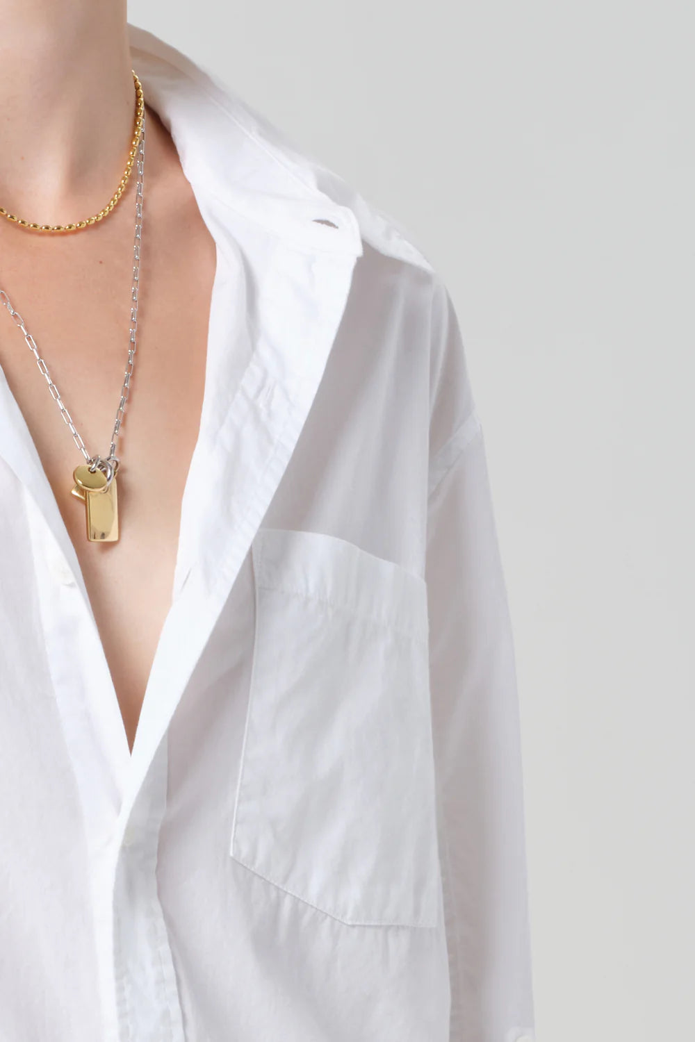 Citizens of Humanity Kayla Shirt in Optic White | Shop Eleanor