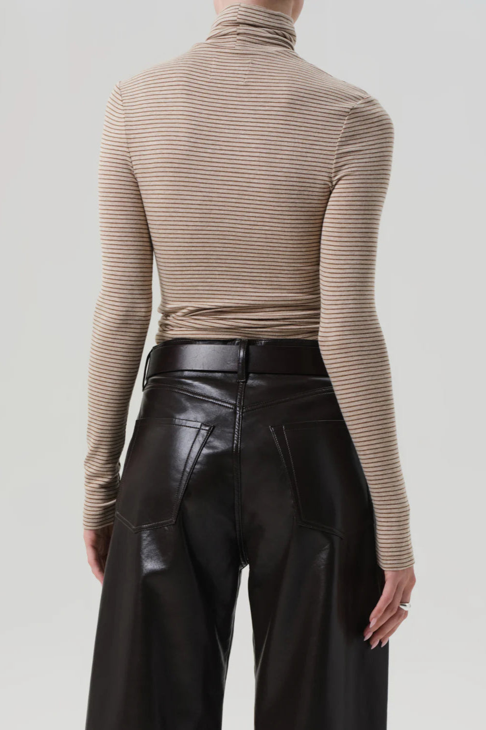 Citizens of Humanity Caradene Turtleneck in Chiltren Oatmeal Stripe | Shop Eleanor 