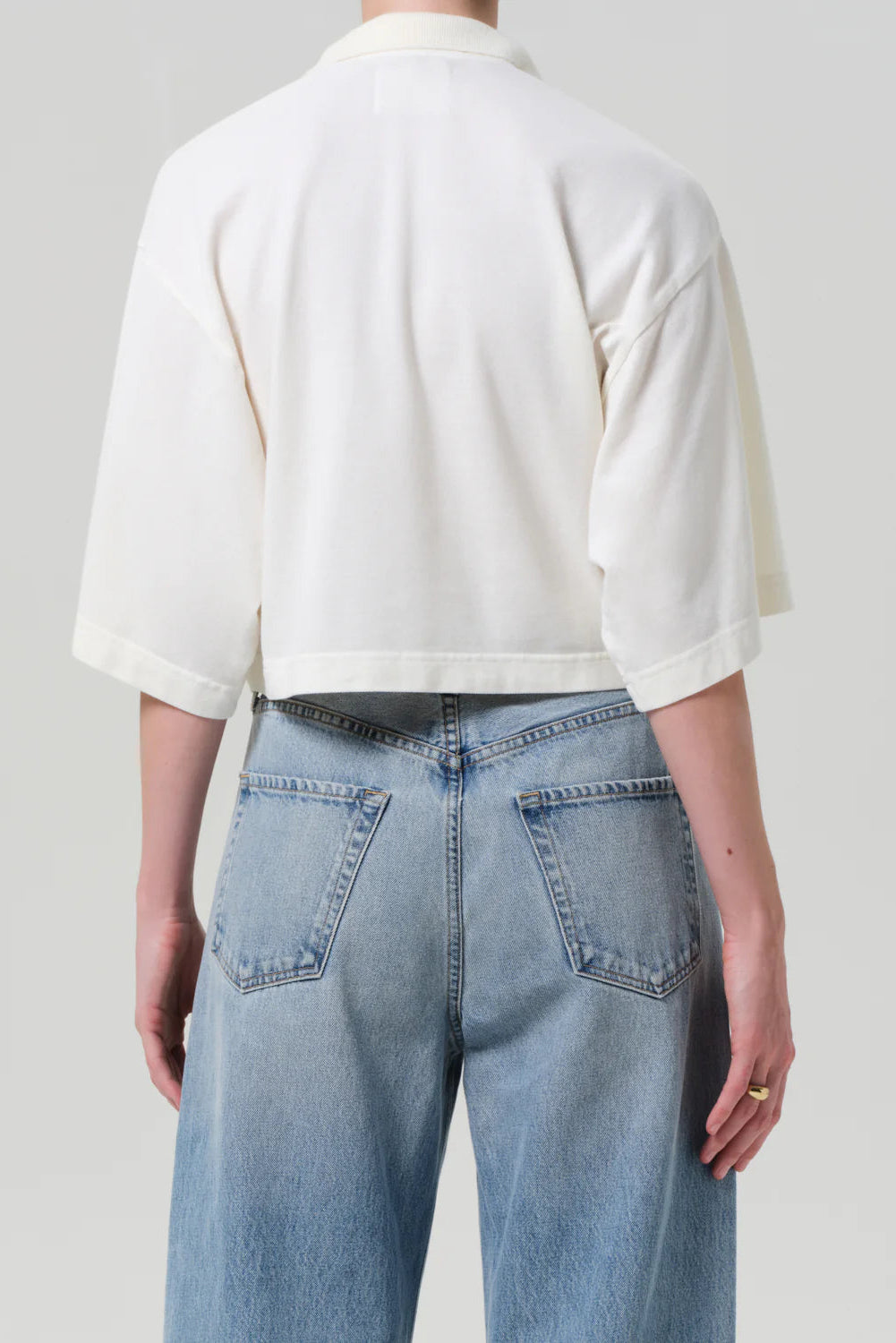 Citizens of Humanity Lowen Exaggerated Polo in Pashmina | Shop Eleanor