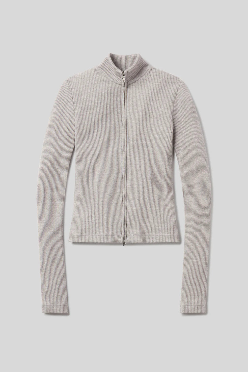 Grey Fitted Zip Up Cadigan Top by Citizens of Humanity